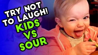 TRY NOT TO LAUGH CHALLENGE | Kids vs Sour | Funny Fails | AUGUST 2018