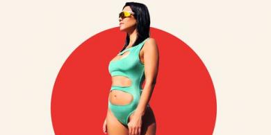 Kourtney Kardashian's Bathing Suits Defy Logic, Tan Lines