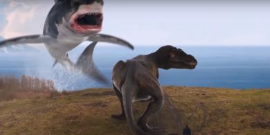 Final Sharknado Trailer Delivers with a T-Rex Battle, Dragon Sharks