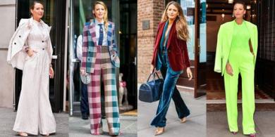 Blake Lively Sure Is Wearing a Lot of Lively Suits