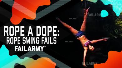 Rope a Dope Rope Swing Fails (September 2018) | FailArmy