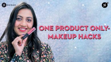 One Product Only Makeup Hacks | Suede Secret Matte Lipcolour | SUGAR Cosmetics