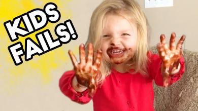 SHE GOT INTO THE CHOCOLATE! | KIDS FAILS VINES | The Best Fails October 2018