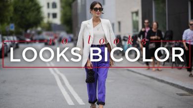 Looks bicolor, la tendencia que las influencers aprendieron de Olivia Palermo