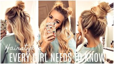 EASY Hairstyles EVERY GIRL Should KNOW! HAIR HACKS!