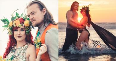 Aquaman and Mera Say Their "I Dos" on the Beach in This Steamy, Sparkling Wedding Shoot