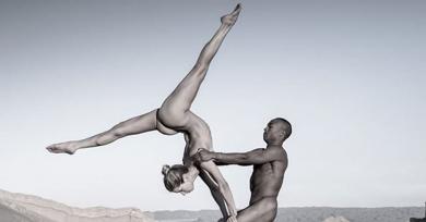 There's Double the Nakedness in These 13 Partner Yoga Photos