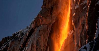 La "cascada de fuego", un espectáculo único en el parque nacional Yosemite