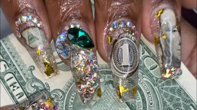Acrylic Nails Tutorial | Money Nails | Encapsulated Nails