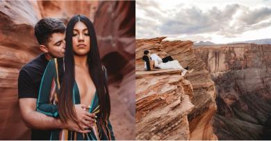 This Married Couple Brought the Heat and High Drama to Their Breathtaking Photo Shoot