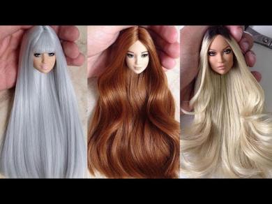 Barbie Hairstyles Tutorial Amazing Barbie Hair Transformation Creative Fun for Kids