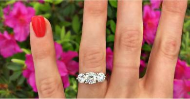 These 3-Stone Engagement Rings Have a Very Special Meaning Behind Them