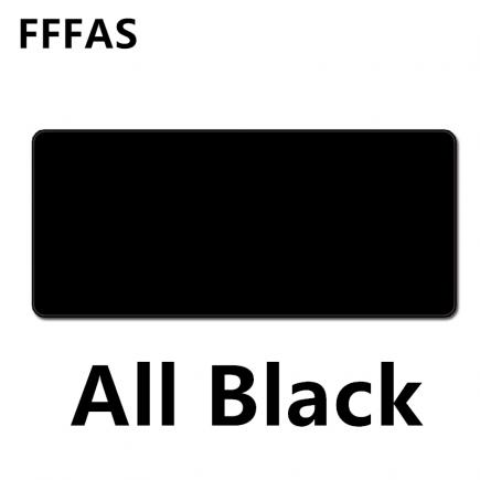 FFFAS Mesa Mesa Grande Todos Os Mat Mouse Pad Preto Todo Preto Escritório Mousepad Almofada Super Grande 60 cm 70 cm 80 cm 90 cm 100 cm 120 cm XL