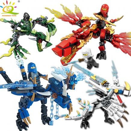 115 pcs + ninja dragon knight blocos de construção iluminai brinquedo para crianças Compatível Legoing Ninjagoes bricks DIY para amigos menino