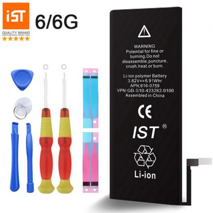 IST 100% Original Bateria Do Telefone Móvel Para o iphone 6 Real Capacidade de 1810 mAh Com Ferramentas de Reparação do Kit E Etiqueta Da Bateria