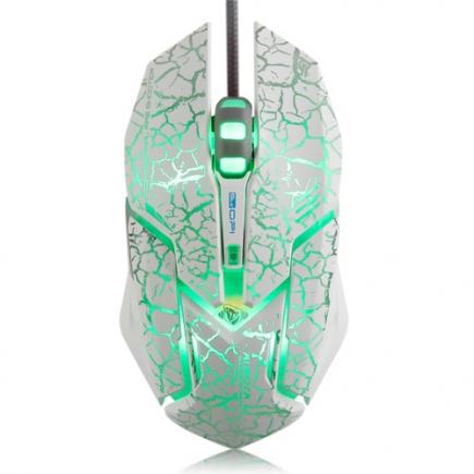 Wired Gaming Mouse EMS639 alta precisão 5 cores backlights Luzes Mice E-3LUE 4000dpi ajustável USB ergonómico jogo de computador