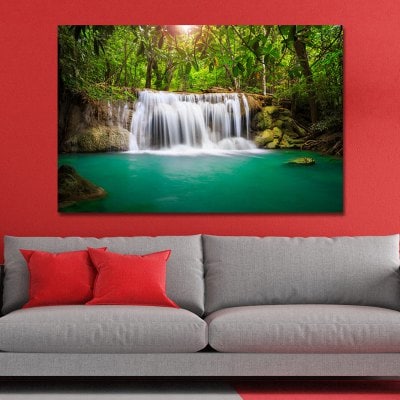 WPRU44V6 Photography A River in the Forest Print Art