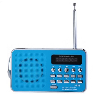 L - 938 Portable FM Radio MP3 Player