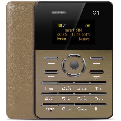 AIEK Q1 Ultra-thin Card Phone