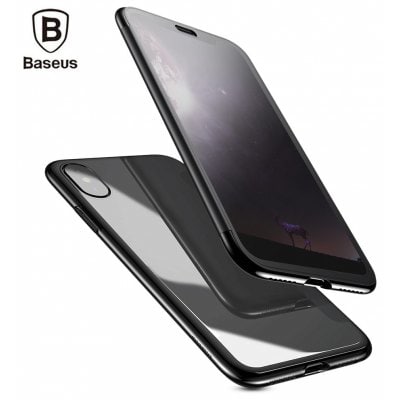 Baseus Touchable Case TPU Protective Flip Cover for iPhone X