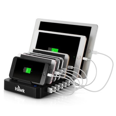 Hawk S762 60W Power 7-port USB Charging Station Dock