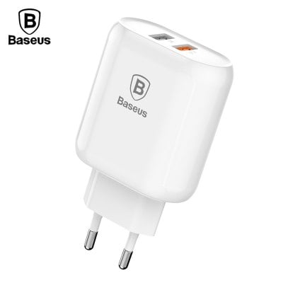 Baseus Bojure Series QC 3.0 Dual USB Ports Fast Charger