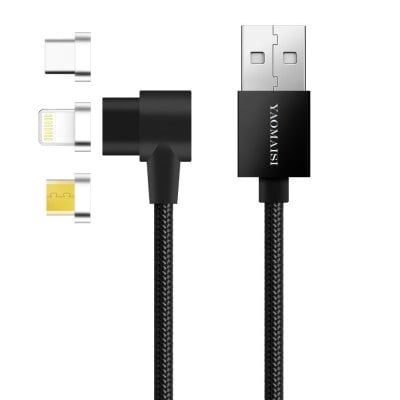 YAOMAISI L-type Magnetic Data Charging Cable