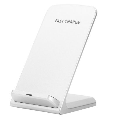 Minismile 10W Dual-coil Fast Charge Qi Wireless Charger Power Charging Pad Stand