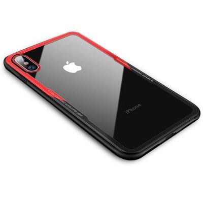 CAFELE Tempered Glass + TPU Protective Case for iPhone X