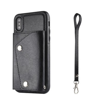 Luxury Flip Leather Case For IPhone X Wallet Card Holder Protective Back