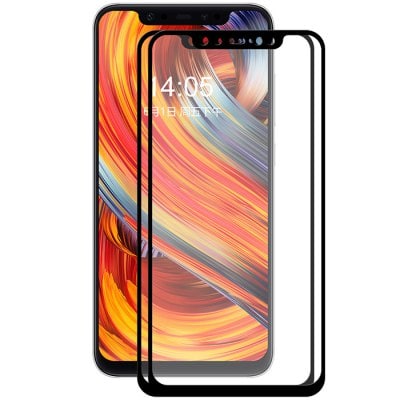 Hat - Prince Full Tempered Glass Screen Protector for Xiaomi Mi 8 2pcs
