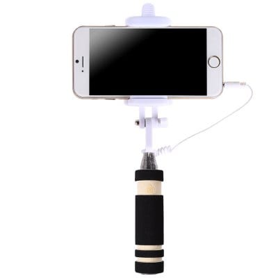 Mini Wire Control Selfie Stick Monopod