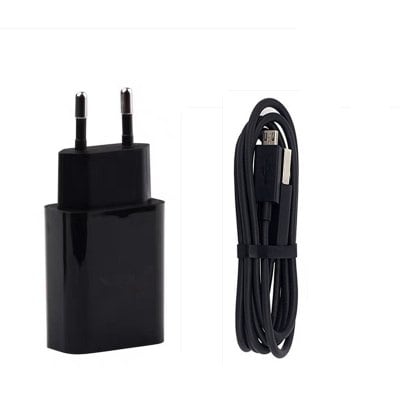 EU Plug Power Charger + micro USB 3.1 Data Sync Charging Cable for Xiaomi series