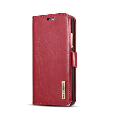 For IPhone X Case Genuine Cowhide Leather Case Wallet Flip Cover Magnetic Credit Card Holder Kickstand