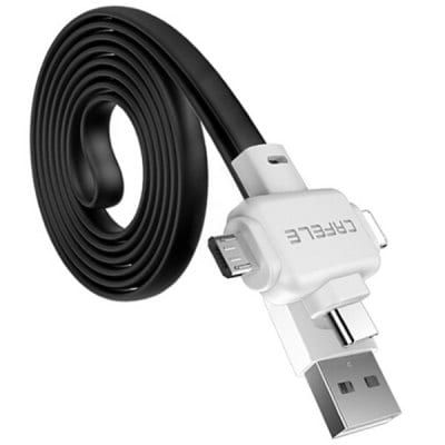 CAFELE 3 in 1 Type-C 8 Pin Micro USB Charging Cable 3m