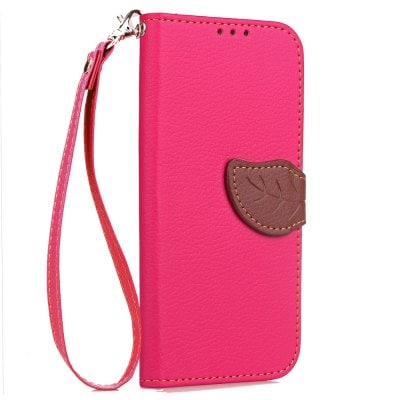 Leaf Leather Wallet Stand Flip Case for Xiaomi Redmi 5