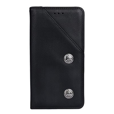 Retro Grain PU Leather Case for Cubot X18 Plus