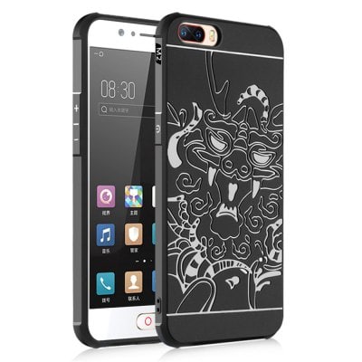 Shockproof Soft Silicone Cover for Nubia M2 Case Dragon Pattern Fashion Full Protective Phone Case