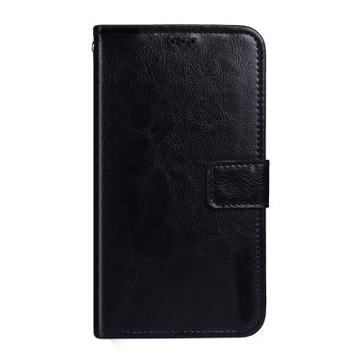 Crazy Horse Stripes PU Leather Wallet Case for Elephone P8