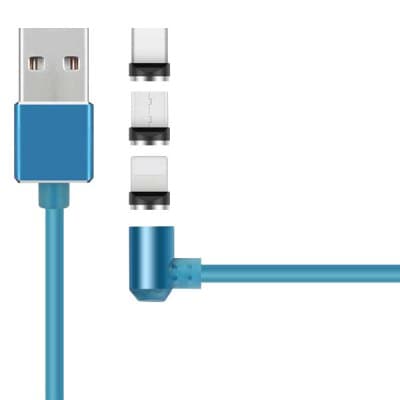 Micro USB / Type-C / 8 Pin 3 in 1 Magnetic Cable 100cm