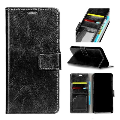 Genuine Quality Retro Style Crazy Horse Pattern Flip PU Leather Wallet Case for  Xiaomi Redmi Note 5A