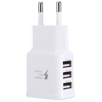 gocomma 2A 3 USB Ports Travel Charger Adapter