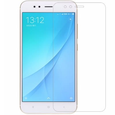 2Pcs Naxtop Tempered Glass Screen Protector for Xiaomi Mi A1 -Transparent