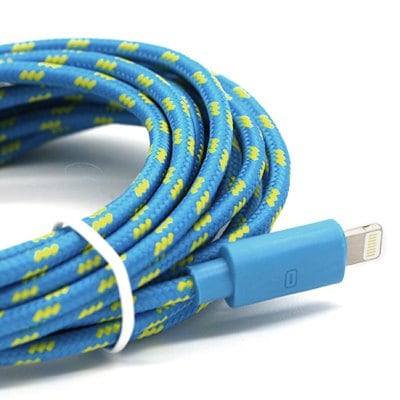 3M Braided Fast Charger Data Cable for 8 Pin Devices