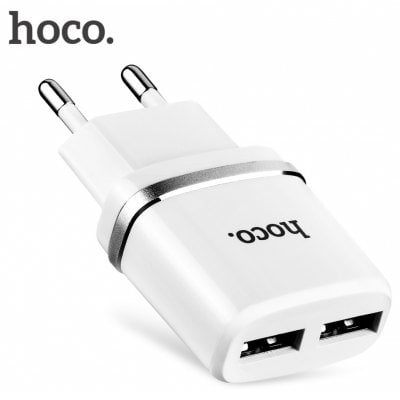 HOCO C12 Dual USB 2.4A Output Intelligent Wall Travel Charger