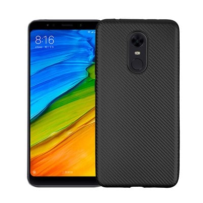 Ultra-slim TPU Carbon Fiber Matte Phone Case for Xiaomi Redmi 5 Plus