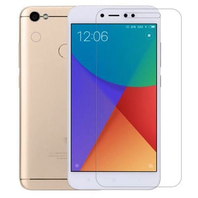 2 Pack High Definition Tempered Glass Screen Protector Anti Glare Anti Fingerprint for Xiaomi Redmi Note 5 A