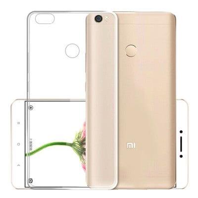 Slim Soft TPU Transparent Cover Case for Xiaomi Mi Max 2