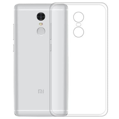 Transparent Slim Soft TPU Cover Case for Xiaomi Redmi Note 4