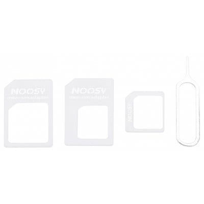 3 in 1 NOOSY Nano Sim Adapter ( Micro Sim + Nano Sim